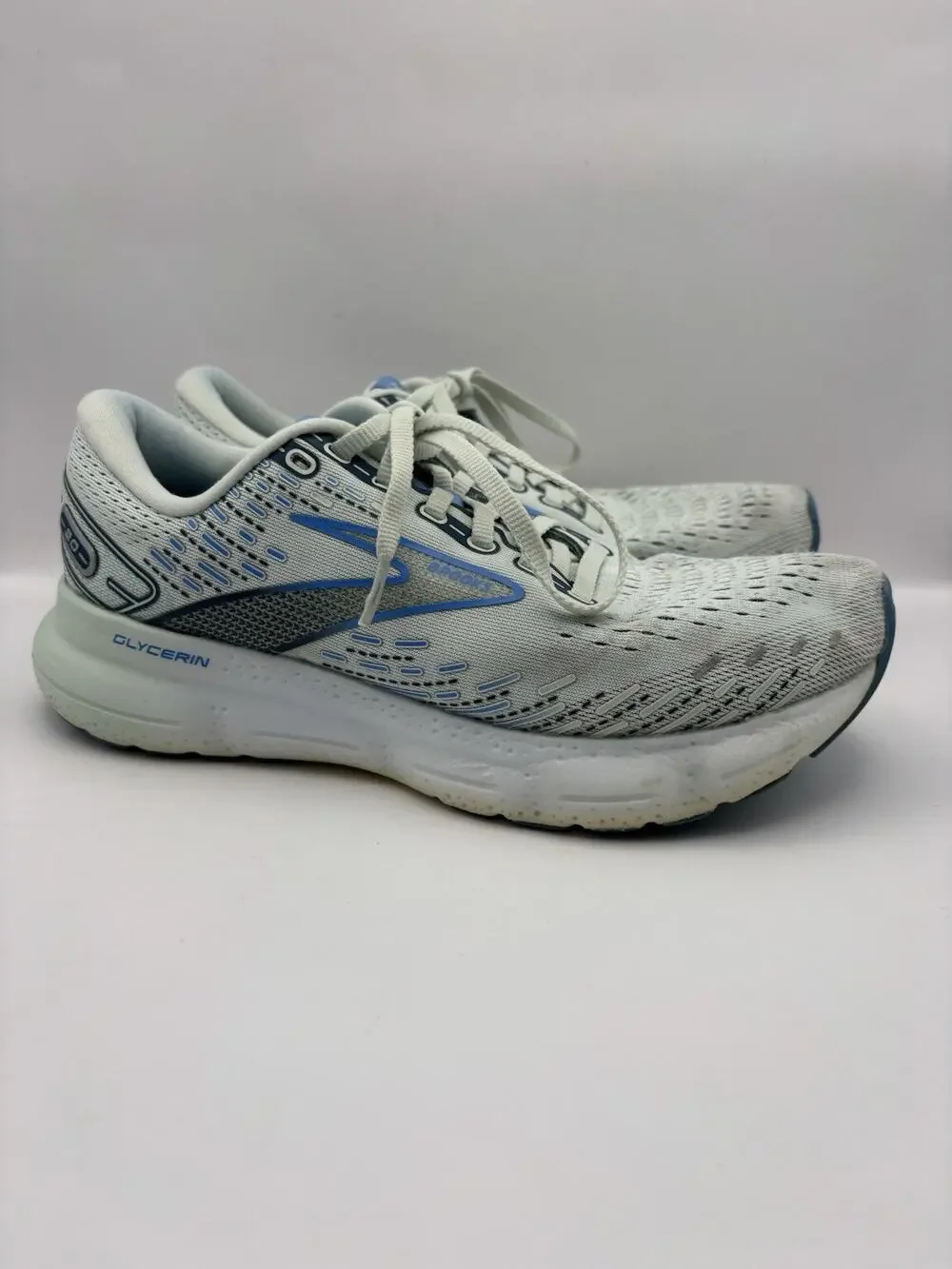 Brooks Glycerin GTS 20 Blue Sneakers Women Size 8.5
